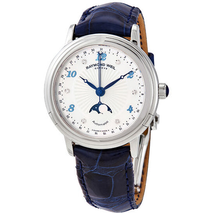 Raymond Weil, Maestro Automatic Diamond Silver Dial Ladies Watch