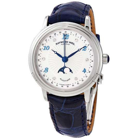 Raymond Weil, Maestro Automatic Diamond Silver Dial Ladies Watch