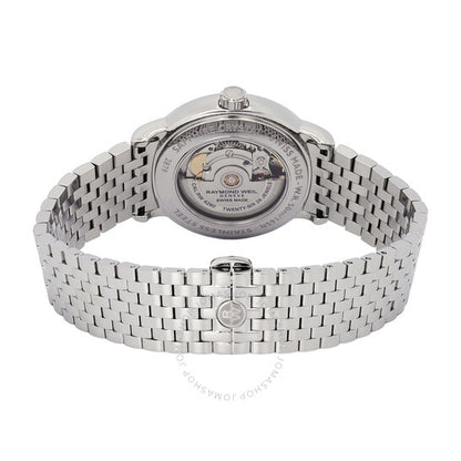 Raymond Weil, Maestro Automatic Moon Phase Silver Dial Men's Watch