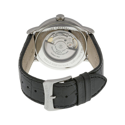 Raymond Weil, Maestro Automatic Silver Dial Black Leather Men's Watch