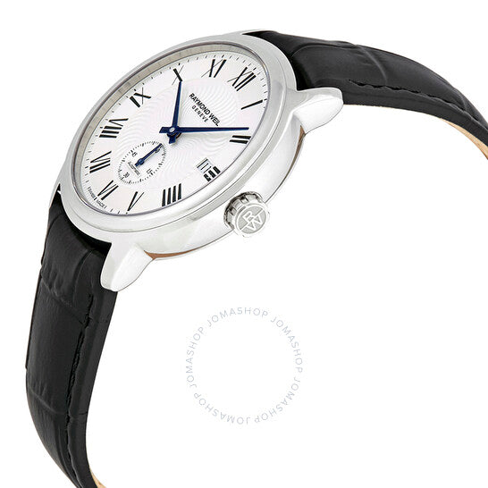 ساعة رايموند ويل مايسترو أوتوماتيكية للرجال بمينا فضي