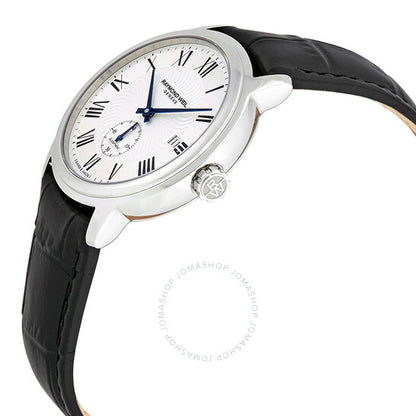 ساعة رايموند ويل مايسترو أوتوماتيكية للرجال بمينا فضي