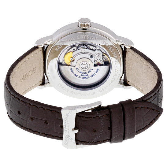 Raymond Weil, Maestro Brown Leather Men's Watch 2838-STC-00659