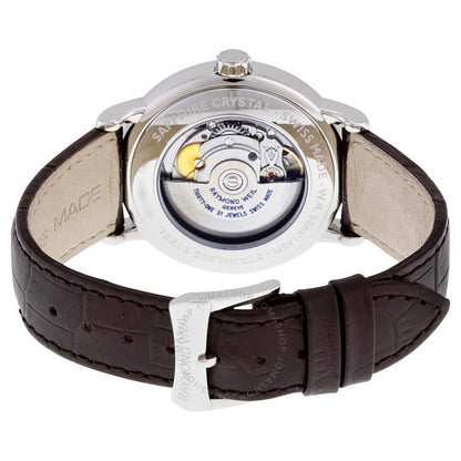 Raymond Weil, Maestro Brown Leather Men's Watch 2838-STC-00659