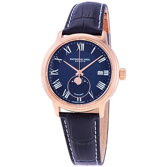 Raymond Weil, Maestro Moonphase Automatic Blue Dial Men's Watch