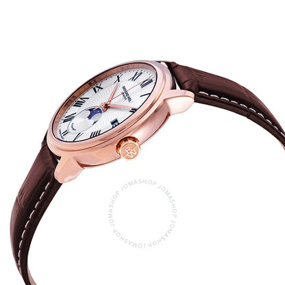 Raymond Weil, Maestro Moonphase Automatic Diamond Silver Dial Men's Watch