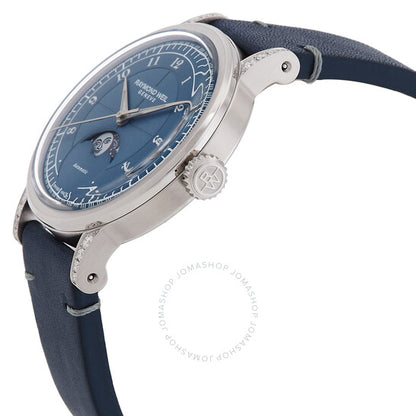 ساعة ريموند ويل ميليسيم الأوتوماتيكية للسيدات بمراحل القمر