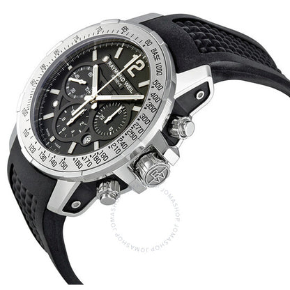 Raymond Weil, Nabucco Chronograph Black Dial Stainless Steel Men's Watch