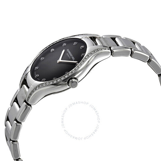 Raymond Weil, Noemia Black Dial Ladies Diamonds Watch