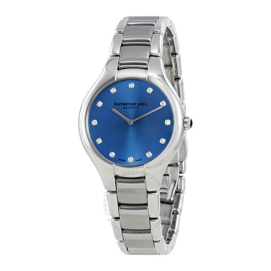 Raymond Weil, Noemia Blue Dial Diamond Ladies Watch