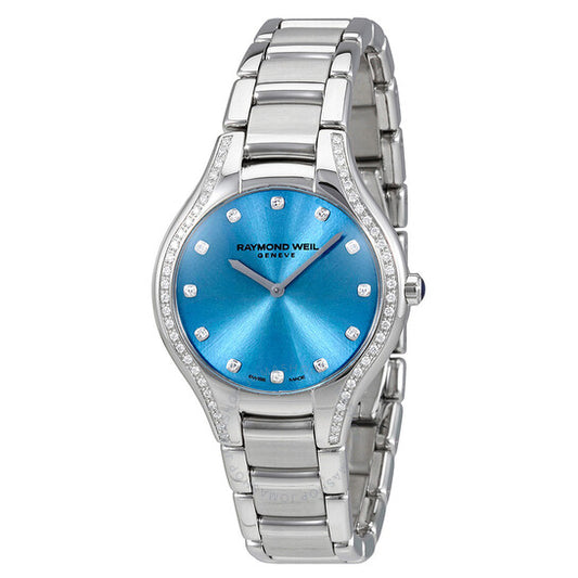 Raymond Weil, Noemia Blue Dial Diamond Ladies Watch