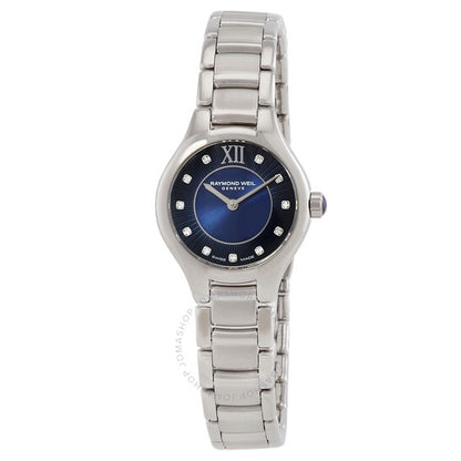 ساعة ريموند ويل، نويميا كوارتز ألماس زرقاء للنساء