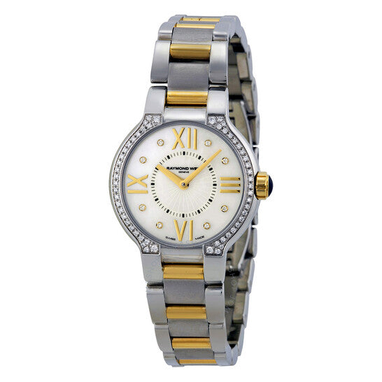 Raymond Weil, Noemia Two-Tone Diamond-Studded Dial Ladies Watch