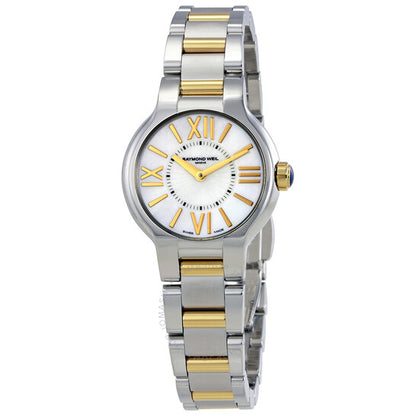 Raymond Weil, Noemia White Dial Two-Tone Stainless Steel Ladies Watch