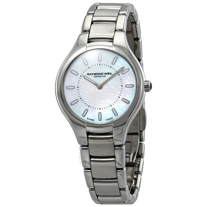 Raymond Weil, Noemia White Mother of Pearl Dial Ladies Watch