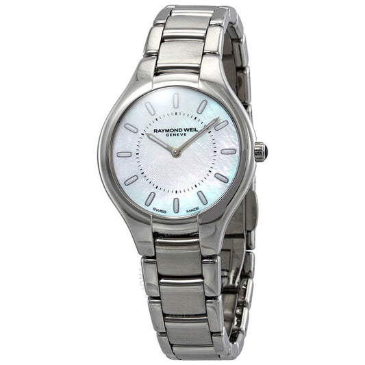 Raymond Weil, Noemia White Mother of Pearl Dial Ladies Watch