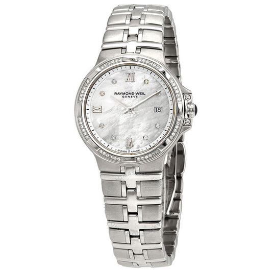 Raymond Weil, Parsifal Diamond White Mother of Pearl Dial Ladies Watch