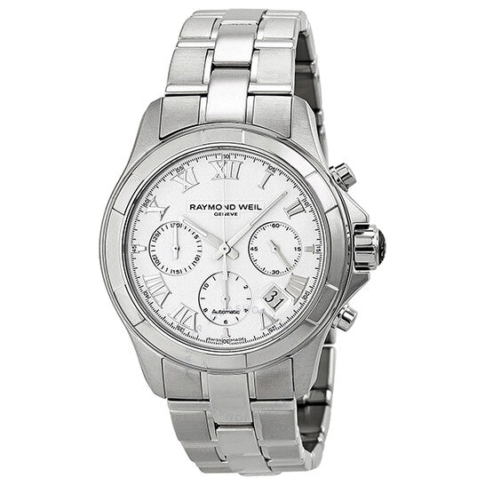 Raymond Weil, Parsifal White Dial Stainless Steel Men's Watch