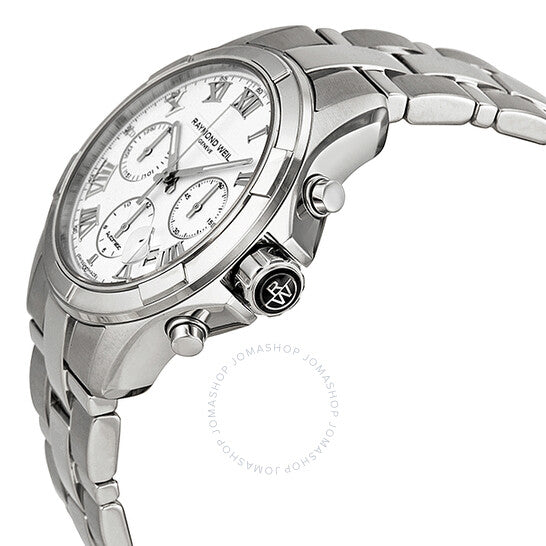 Raymond Weil, Parsifal White Dial Stainless Steel Men's Watch