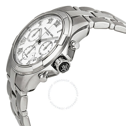 Raymond Weil, Parsifal White Dial Stainless Steel Men's Watch