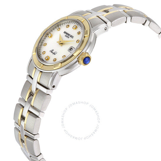 Raymond Weil, Parsifal White Dial Two-tone Ladies Watch