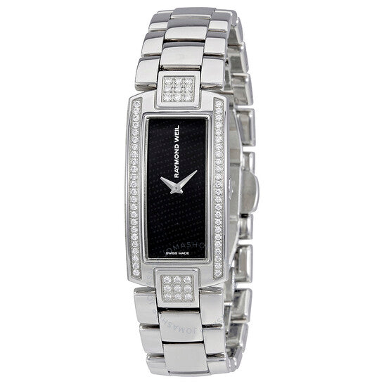 Raymond Weil, Shine Black Dial Diamond Ladies Watch