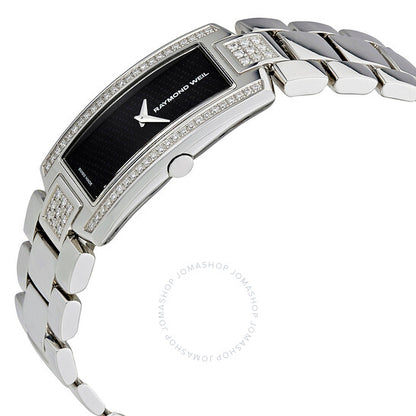 Raymond Weil, Shine Black Dial Diamond Ladies Watch