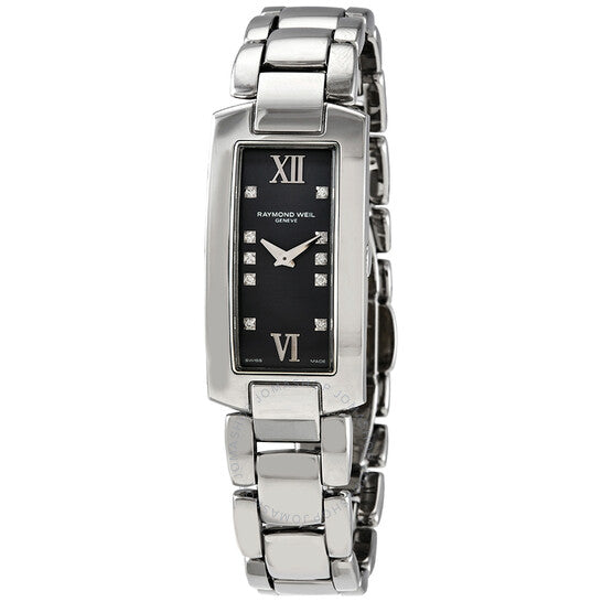 Raymond Weil, Shine Diamond Black Dial Ladies Watch