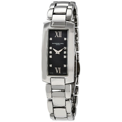 Raymond Weil, Shine Diamond Black Dial Ladies Watch
