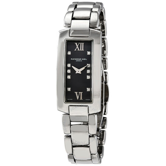 Raymond Weil, Shine Diamond Black Dial Ladies Watch