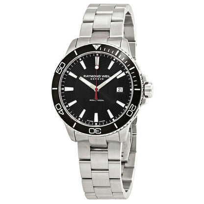 Raymond Weil, Tango Black Bezel Men's Watch