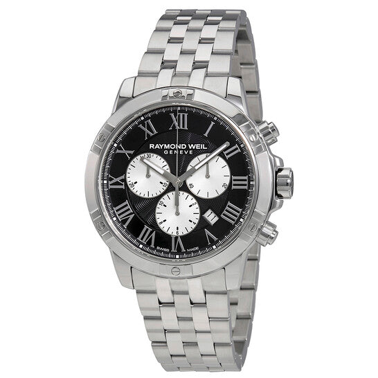 Raymond Weil, Tango Black Dial Men's Chronograph Watch