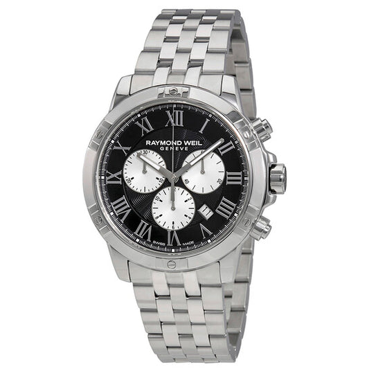 Raymond Weil, Tango Black Dial Men's Chronograph Watch