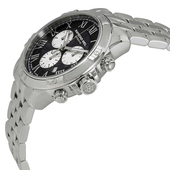 Raymond Weil, Tango Black Dial Men's Chronograph Watch