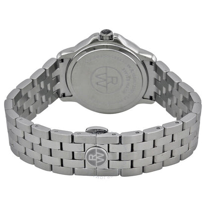 ساعة ريموند ويل تانجو للرجال بمينا أسود من الفولاذ المقاوم للصدأ