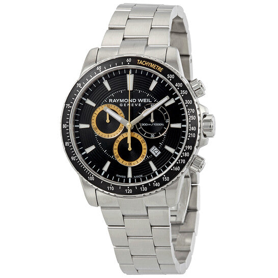 Raymond Weil, Tango Chronograph Black Dial Men's Watch