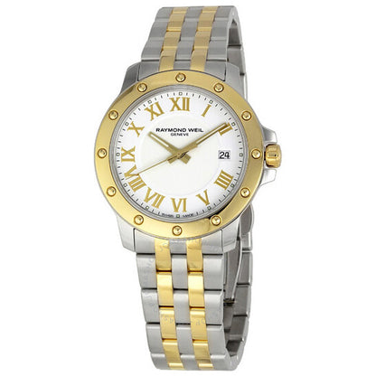 Raymond Weil, Tango White Dial Two-tone Men's Watch