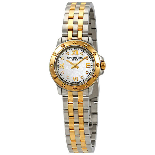 Raymond Weil, Tango Mother Of Pearl Dial Two-Tone Steel Ladies Watch