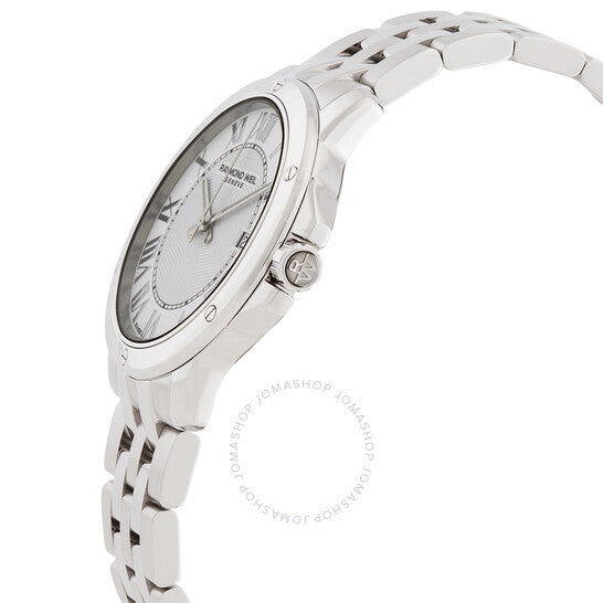 ساعة ريموند ويل تانجو كوارتز للرجال بمينا أبيض