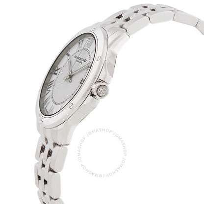 ساعة ريموند ويل تانجو كوارتز للرجال بمينا أبيض