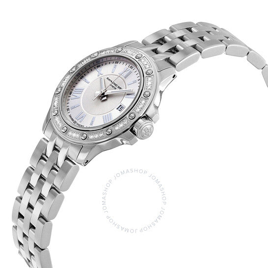 Raymond Weil, Tango Silver Dial Diamond Ladies Watch