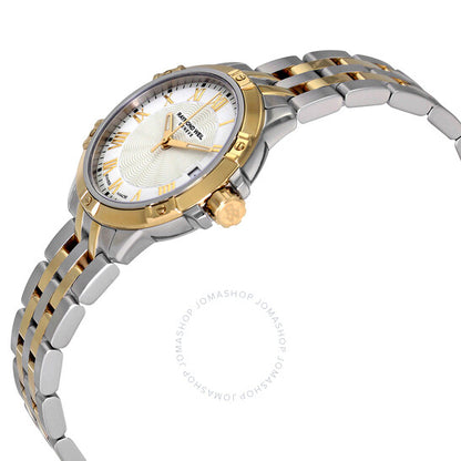 Raymond Weil, Tango Quartz White Dial Two-tone Ladies Watch