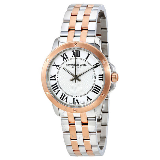 Raymond Weil, Tango White Dial Two-tone Men's Watch