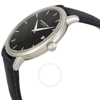 ساعة ريموند ويل توكاتا للرجال بمينا أسود RW-