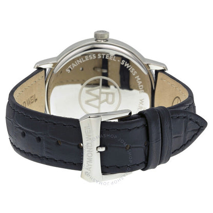 ساعة ريموند ويل توكاتا للرجال بمينا أسود RW-