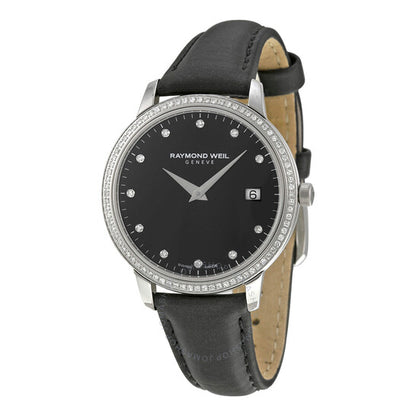 Raymond Weil, Toccata Black Dial Diamond Ladies Watch