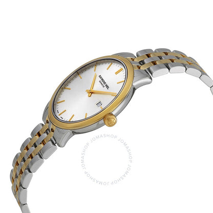 ساعة ريموند ويل توكاتا الكلاسيكية للرجال، كوارتز، مينا فضية