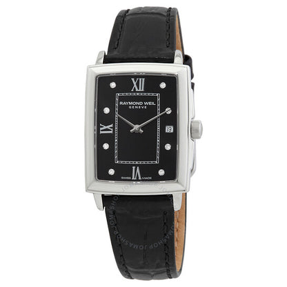 Raymond Weil, Toccata Quartz Diamond Black Dial Ladies Watch