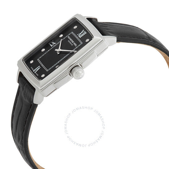 Raymond Weil, Toccata Quartz Diamond Black Dial Ladies Watch