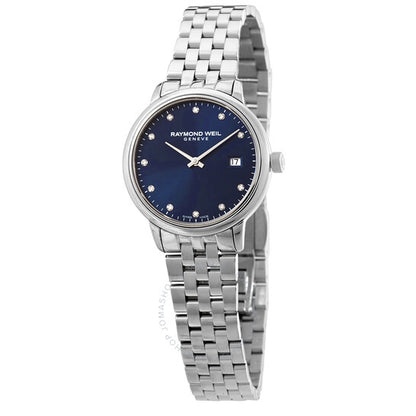 Raymond Weil, Toccata Quartz Diamond Blue Dial Ladies Watch